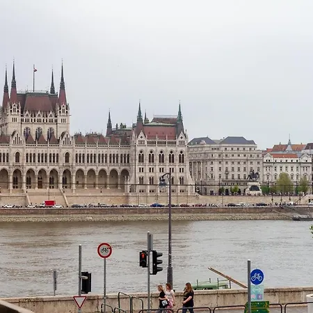 Vintage Parlament View Riverside W Ac By Nw * Budapeszt